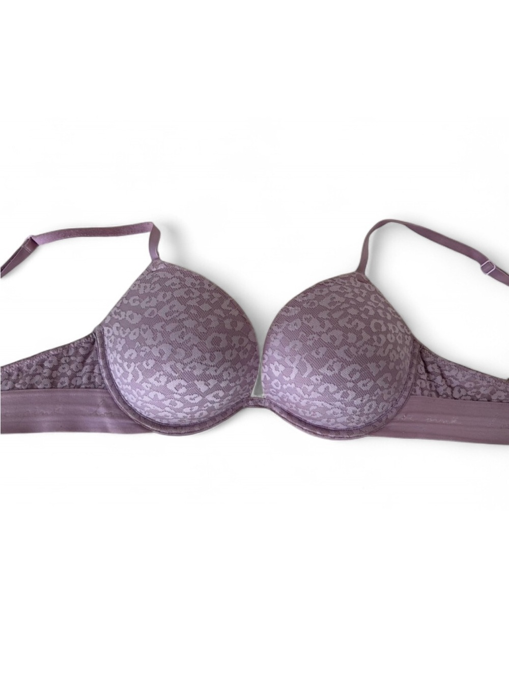 PINK Victoria's Secret Lavender Leopard Bra